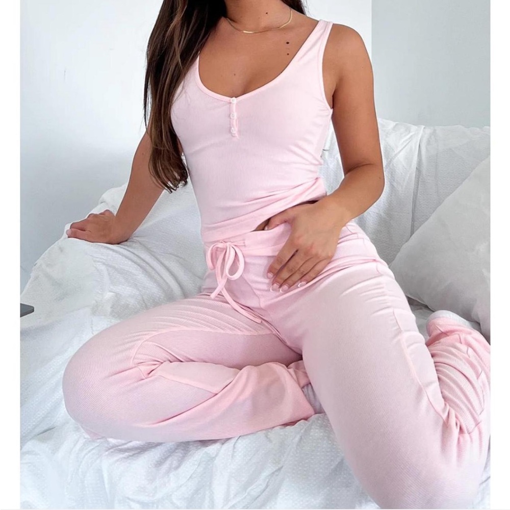 Women's Pink Sleepwear Set